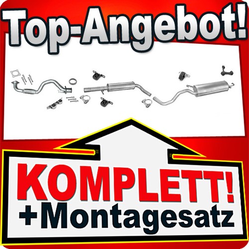 Auspuff für golf 1 6 - auspuff, 1.6