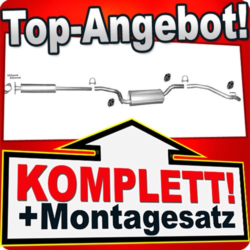 Auspuff für ford focus - auspuff, mk2