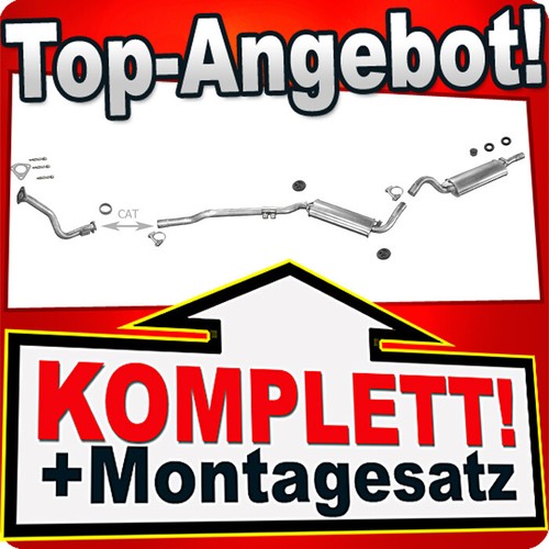 Auspuff für audi 1 4 - 80, 1.4