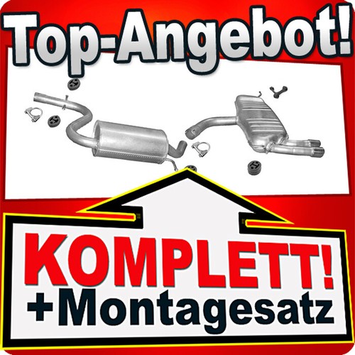 Auspuff für golf vi und - vw,