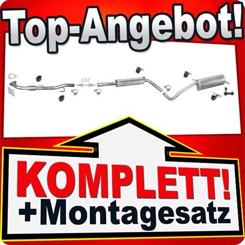 Auspuff für seat ibiza iii - für,