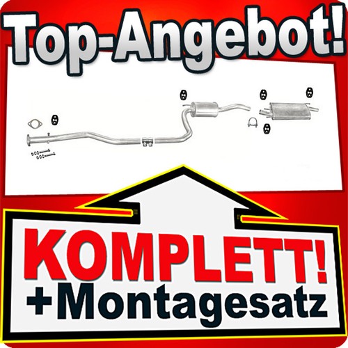 Auspuff für ford fiesta - für,