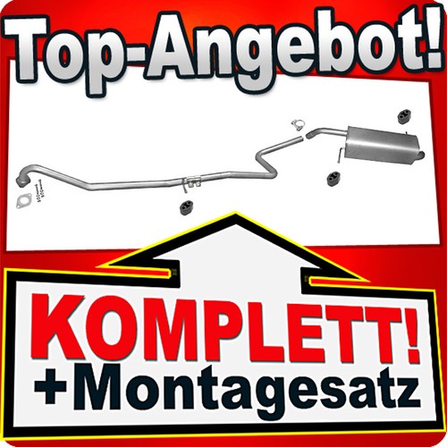 Auspuff für ford - fiesta, mk6