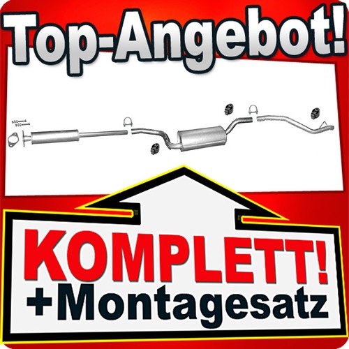 Auspuff für ford focus mk2 - für,
