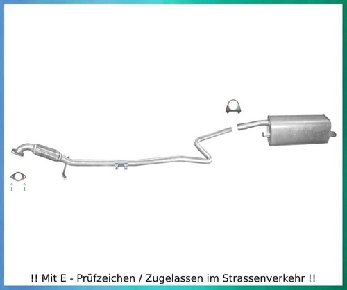 Auspuffanlage für ford fiesta - ford,