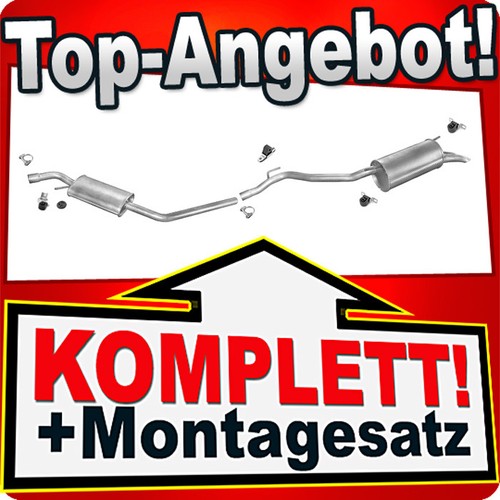 Auspuff für 2 4 - auspuff, 1.9