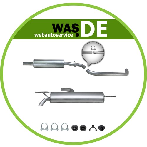 Komplette auspuffanlage - auspuffanlage, vw