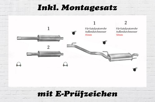 Auspuffanlage golf iii - iii, 3