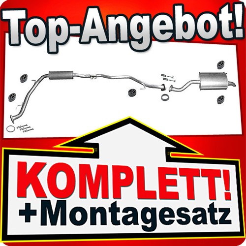 Auspuff für honda jazz - für, 1.2