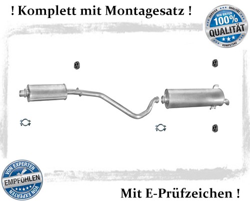 Auspuffanlage für peugeot - auspuffanlage,
