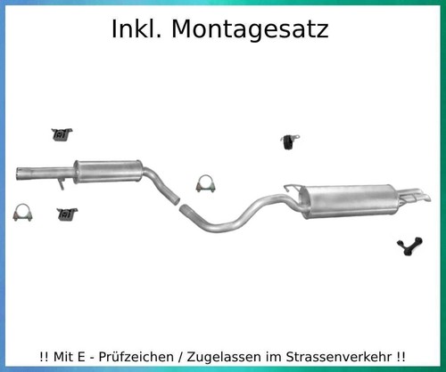 Auspuffanlage für skoda - für,