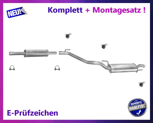 Auspuffanlage für golf 4 - auspuffanlage, 1.4
