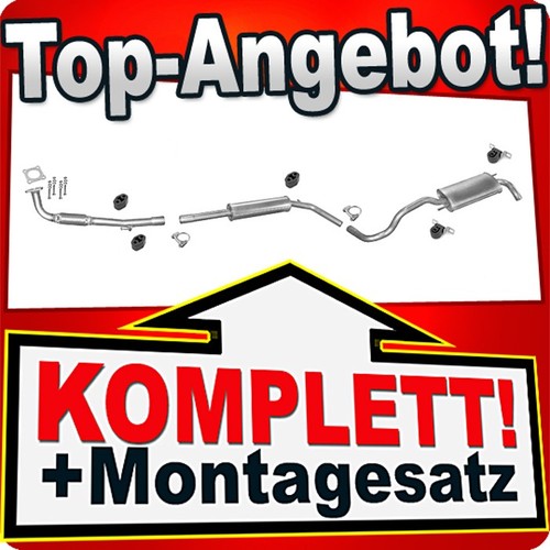 Auspuff für polo 1 0 - (6n2), 1.0