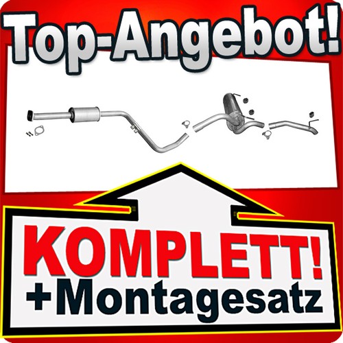Auspuff für opel zafira - für,