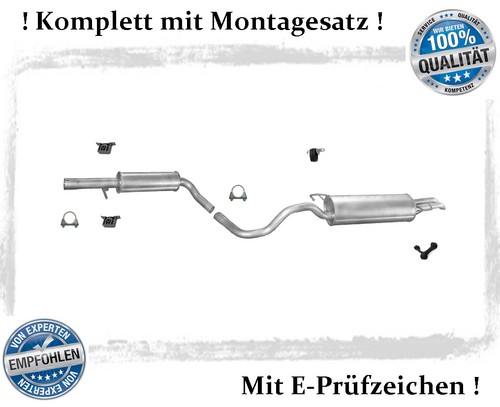 Auspuffanlage für golf 4 - auspuffanlage,