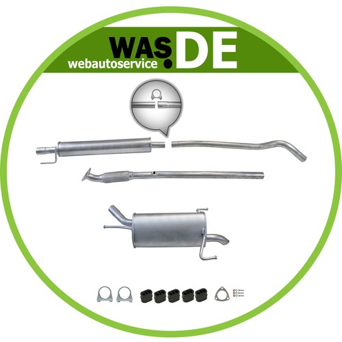 Auspuffanlage kat auspuff - auspuffanlage,