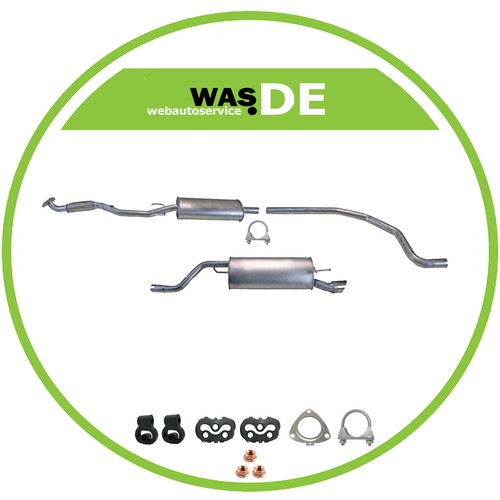 Komplette auspuffanlage kat - auspuffanlage,