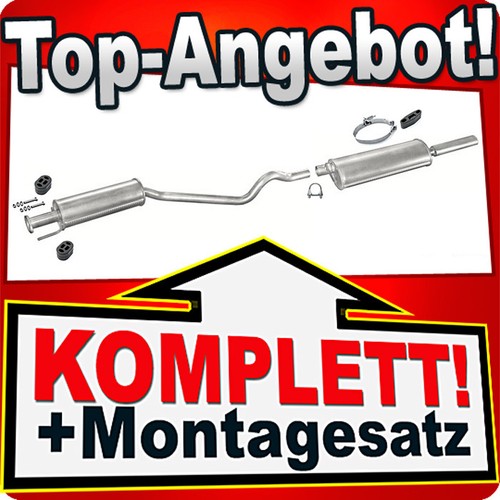 Auspuff für opel astra 4 - auspuff, 1.4
