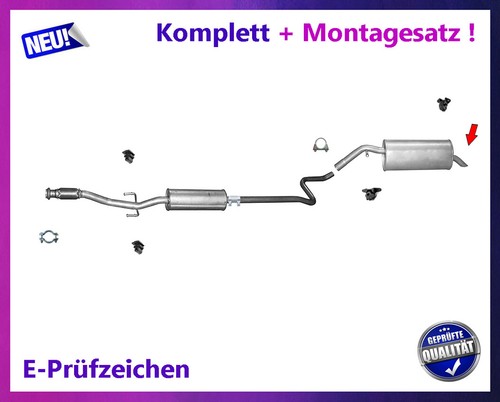 Auspuffanlage für peugeot 207 - peugeot,