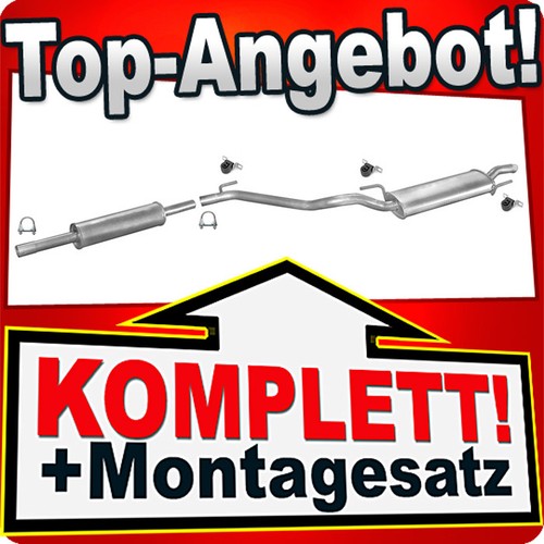 Auspuff für golf iii - auspuff, 1.4