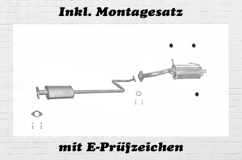 Auspuffanlage für nissan - auspuffanlage,
