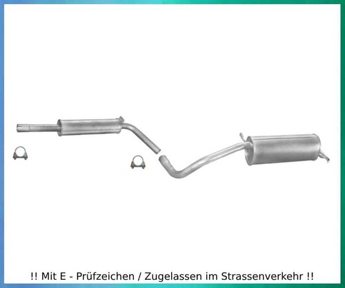 Auspuffanlage für polo - auspuffanlage, (