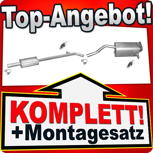 Auspuff für renault - clio, iii