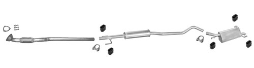 Auspuff für opel corsa 2 - auspuff, c