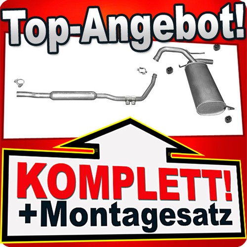 Auspuff für suzuki sx4 - sx4, 1.5