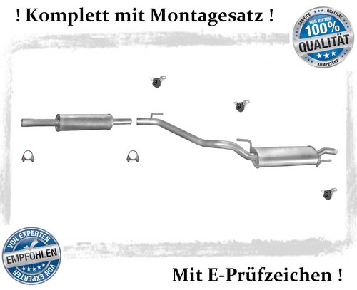 Auspuffanlage für golf 4 - auspuffanlage,