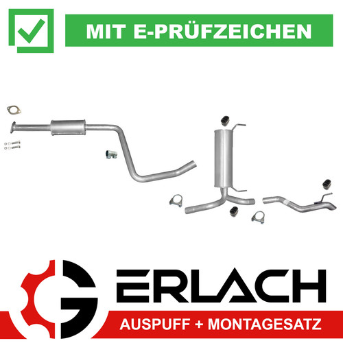 Auspuffanlage für opel zafira - auspuffanlage,