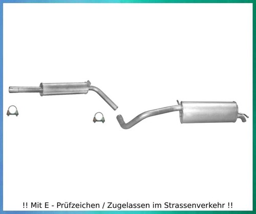 Auspuffanlage für skoda fabia - auspuffanlage,