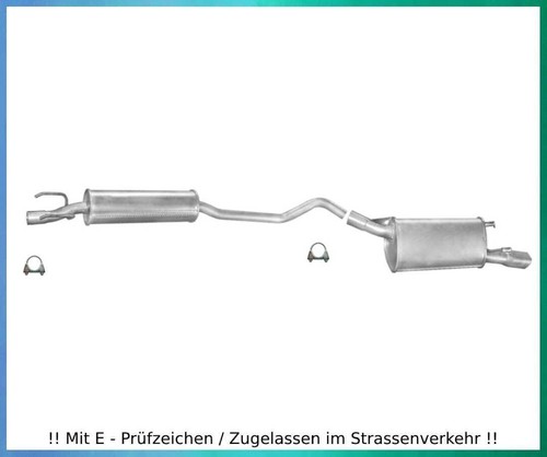 Auspuffanlage für opel - auspuffanlage,