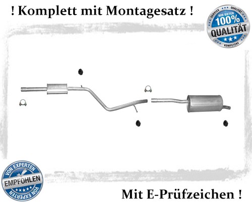 Auspuffanlage für dacia - auspuffanlage,