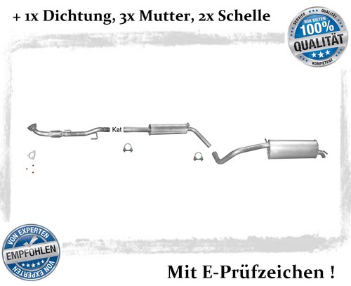 Auspuffanlage für seat ibiza - auspuffanlage,