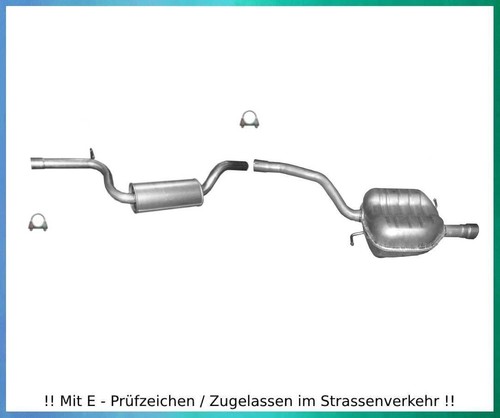 Auspuffanlage für passat - vw,