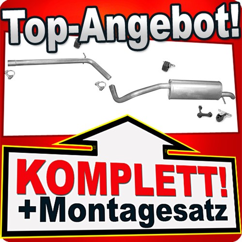 Auspuff für skoda fabia - skoda, ii