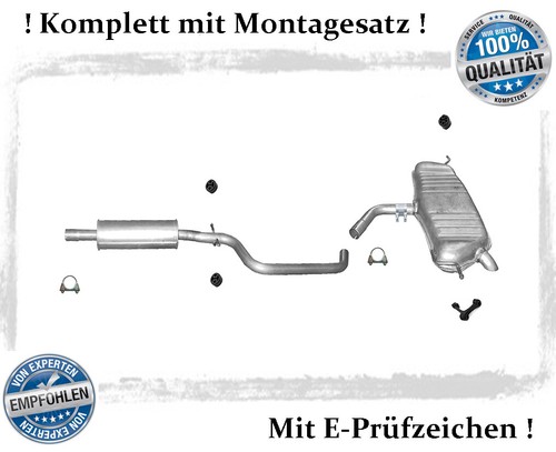 Auspuffanlage für golf 5 - für,