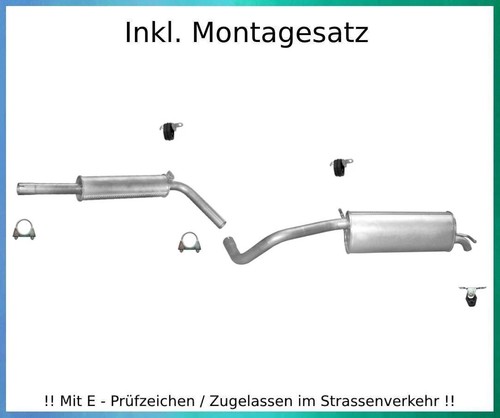 Auspuffanlage für skoda fabia - für,