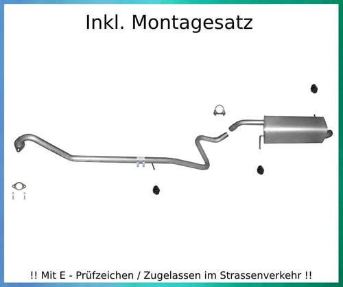Auspuffanlage für ford fiesta - ford,